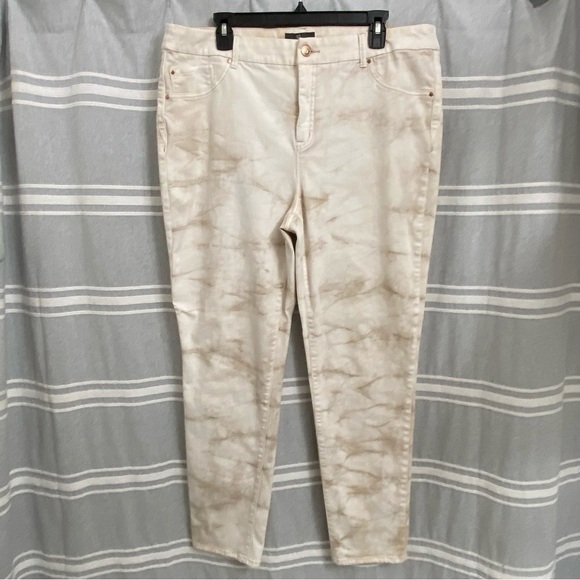 CHICO'S / So Slimming Tie-Dye Highrise Jeggings Size 3 (XL/16) - Picture 12 of 16